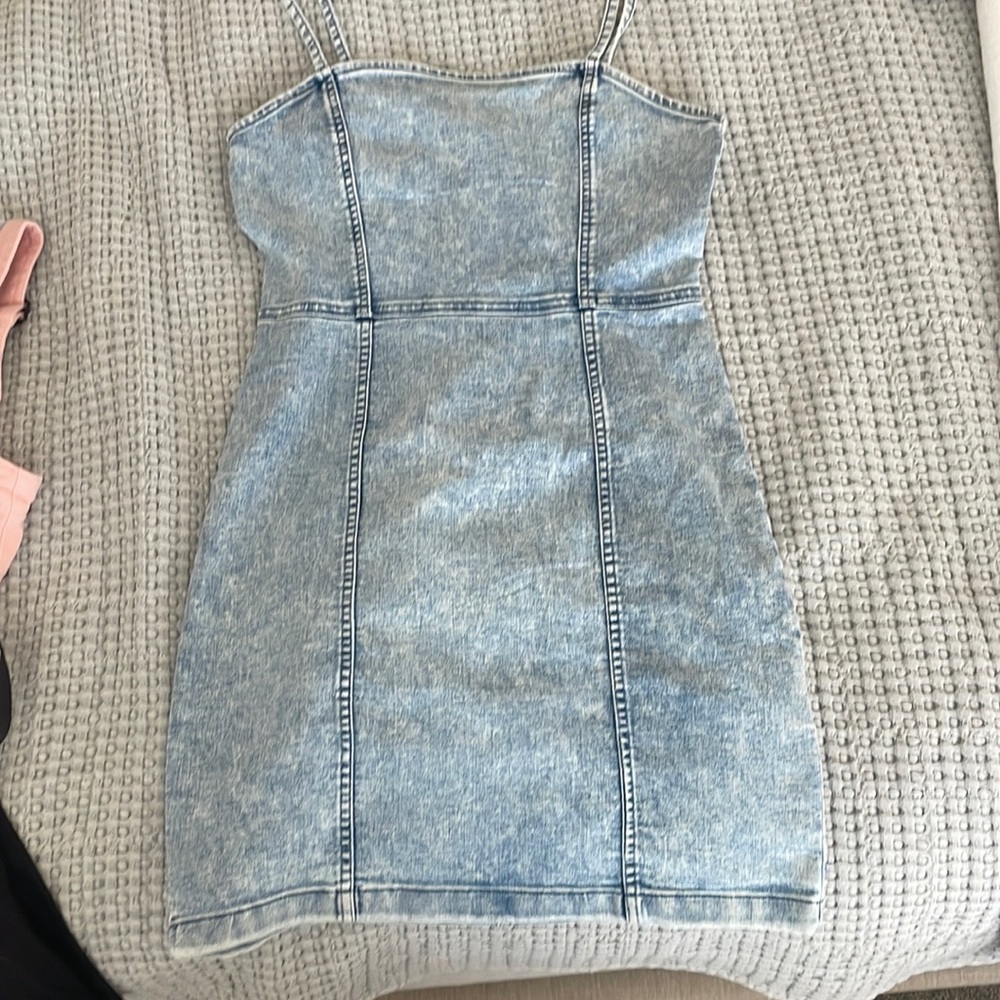 Denim like Mini Dress NWT
